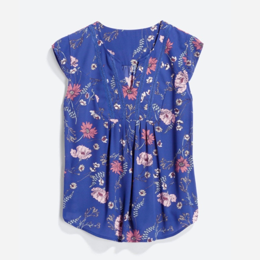 Collective Concepts Susy Cap Sleeve Shirt Medium